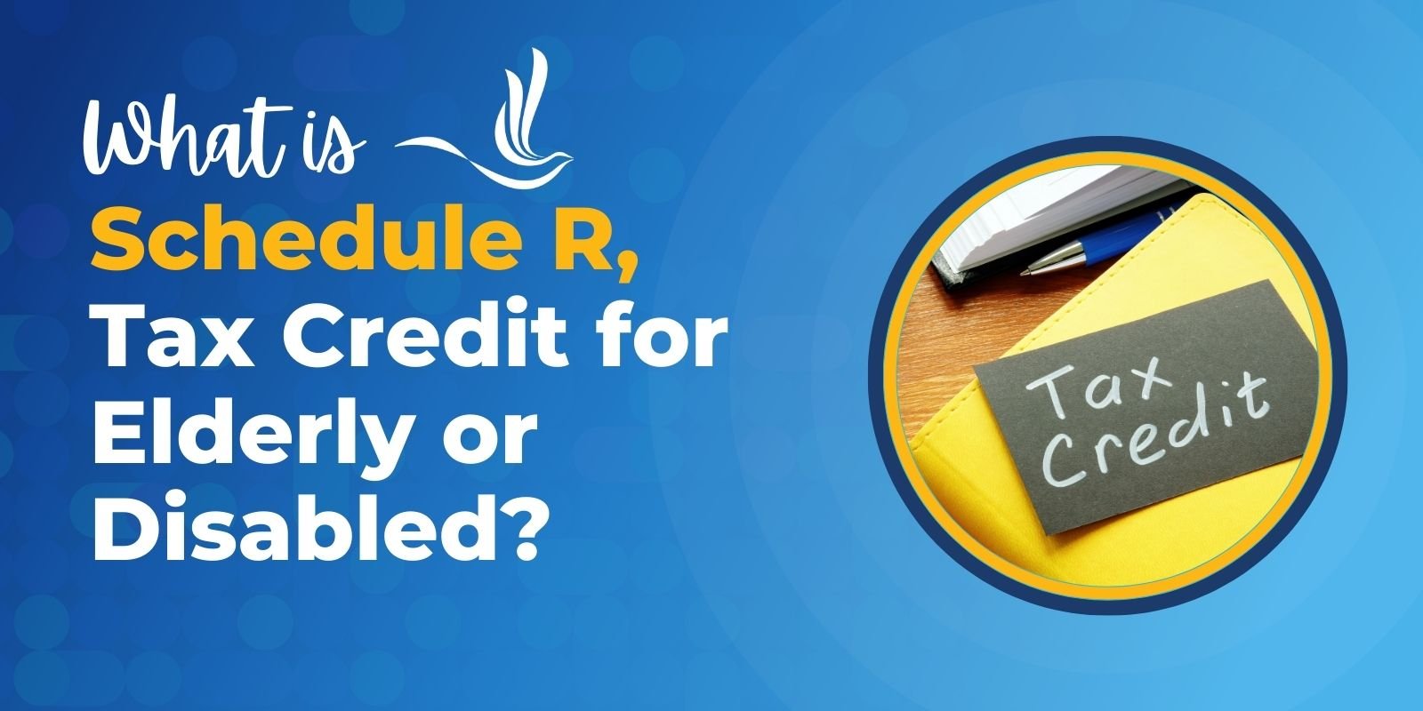 what is schedule r, tax credit for elderly or disabled