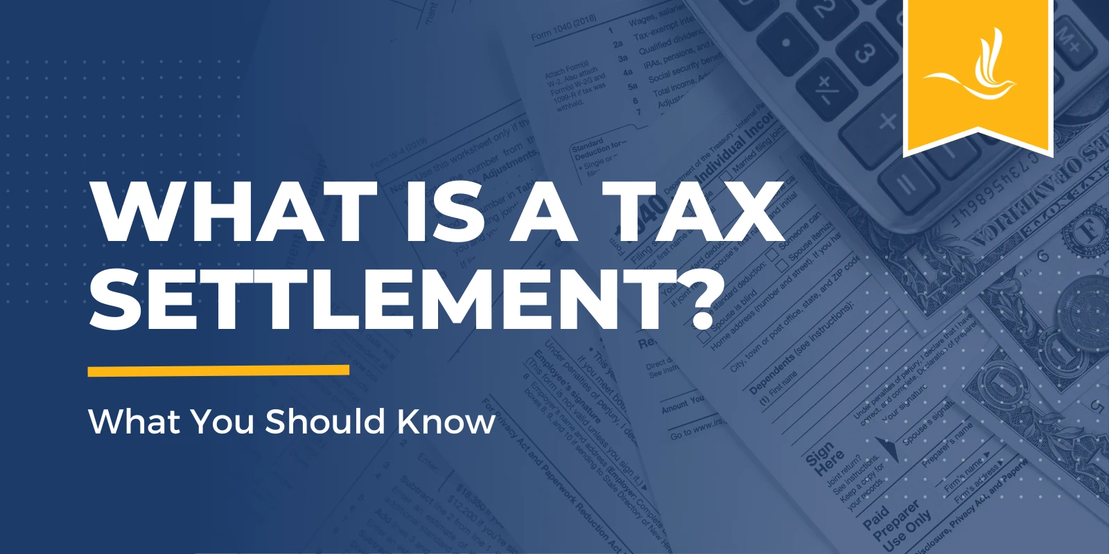 what is a tax settlement